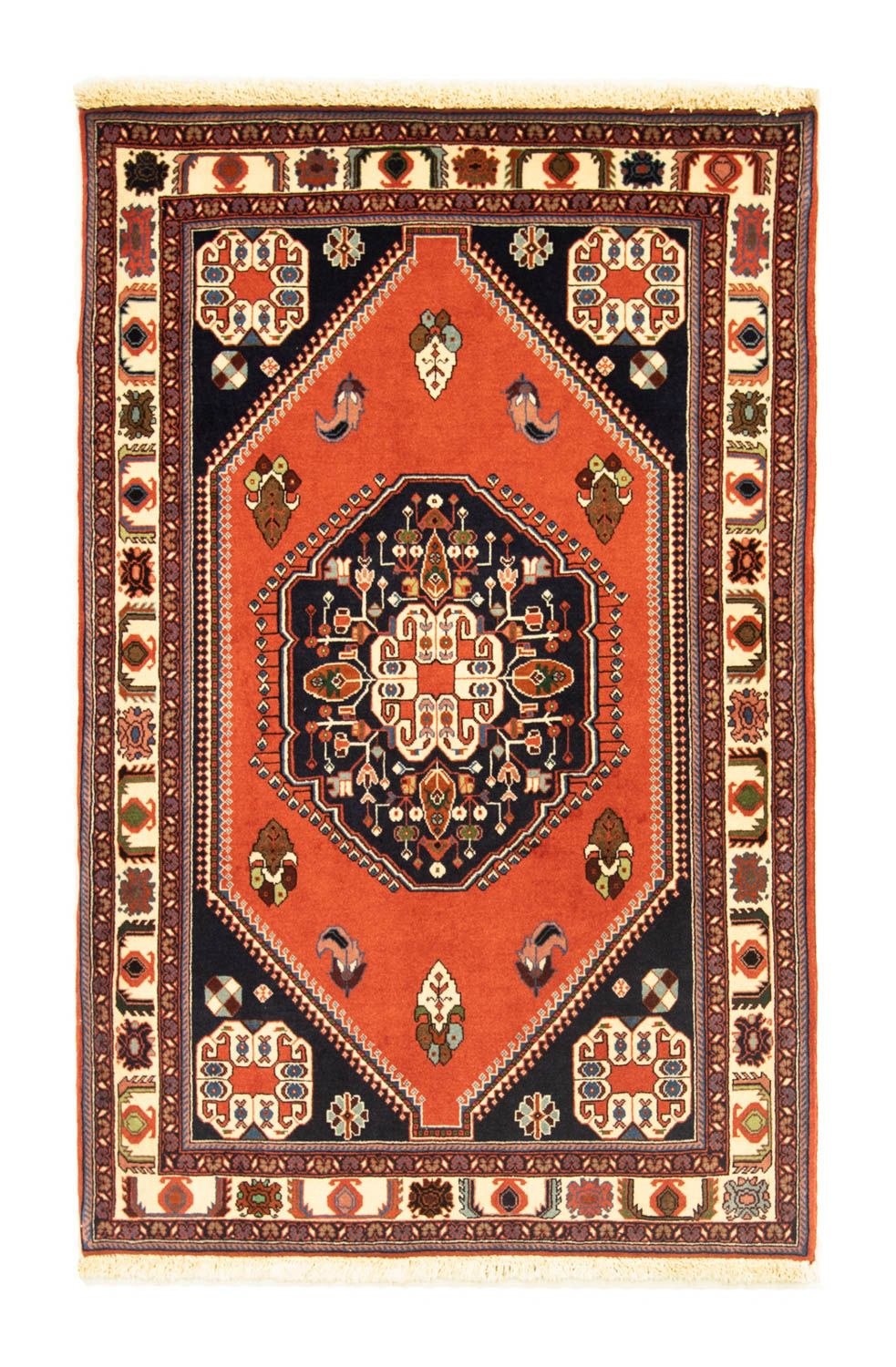 Persisk tæppe - Nomadisk - 153 x 102 cm - rust