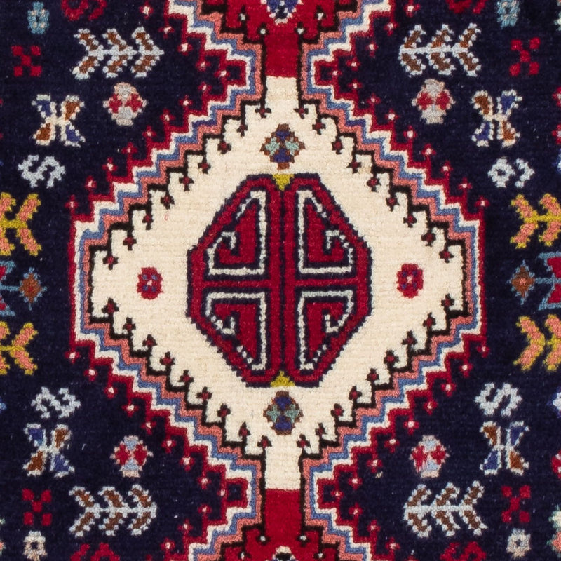 Persisk tæppe - Nomadisk - 130 x 78 cm - mørkeblå