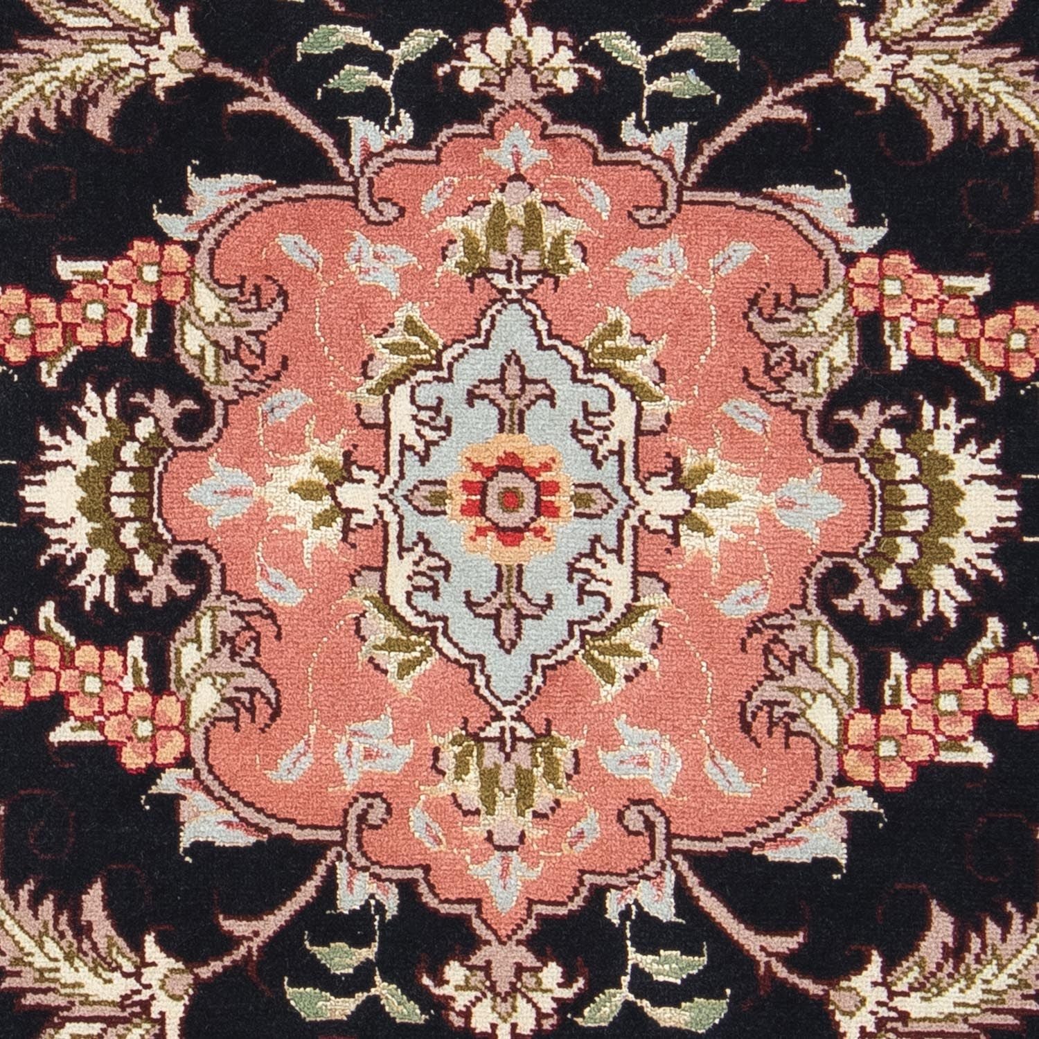 Persisk tæppe - Tabriz - Royal - 90 x 60 cm - mørkeblå