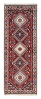 Løber Persisk tæppe - Nomadisk - 211 x 82 cm - mørkerød