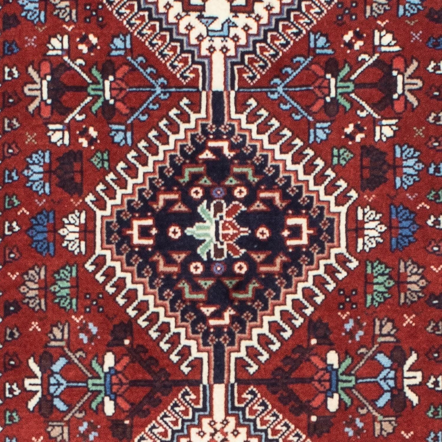 Løber Persisk tæppe - Nomadisk - 211 x 82 cm - mørkerød