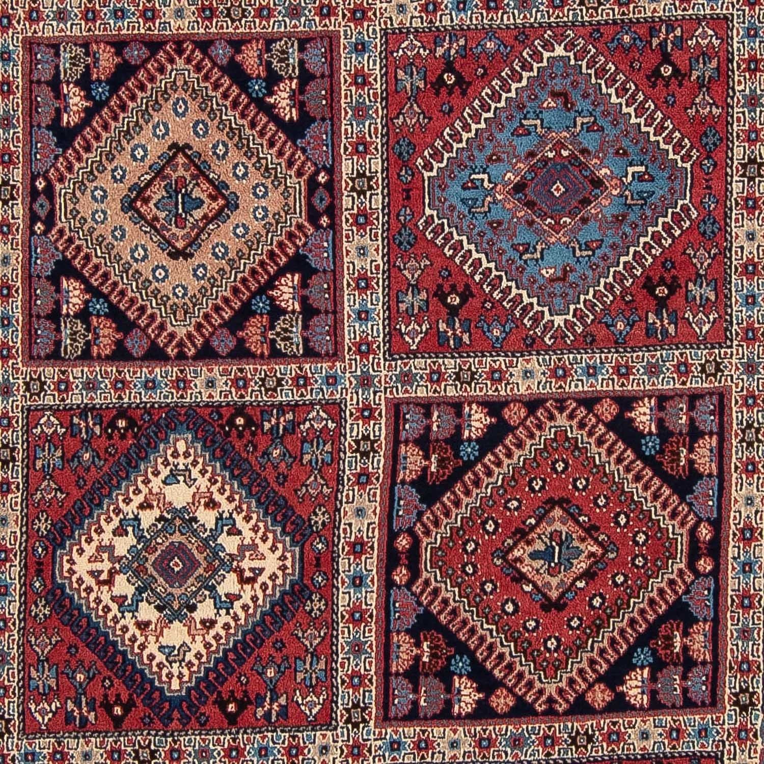 Persisk tæppe - Nomadisk - 353 x 246 cm - mørkerød