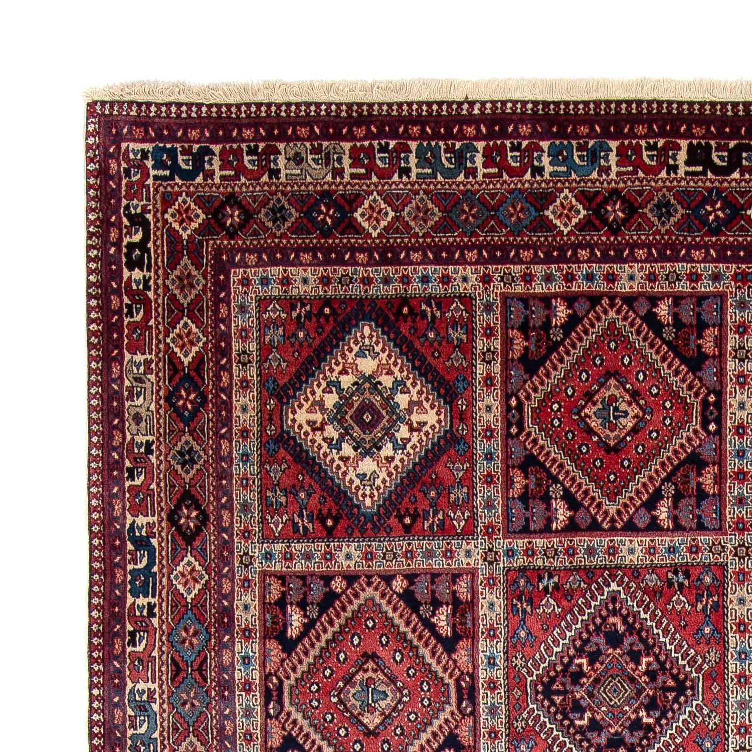 Persisk tæppe - Nomadisk - 353 x 246 cm - mørkerød