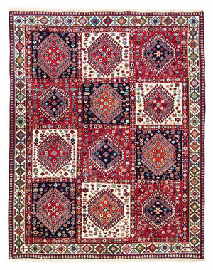 Persisk tæppe - Nomadisk - 191 x 153 cm - flerfarvet