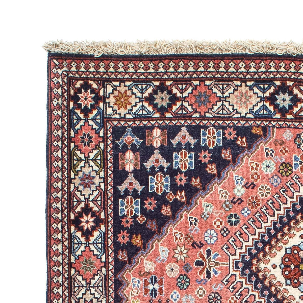 Persisk tæppe - Nomadisk - 155 x 103 cm - mørkeblå