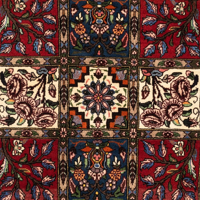 Persisk tæppe - Nomadisk - 150 x 102 cm - mørkerød