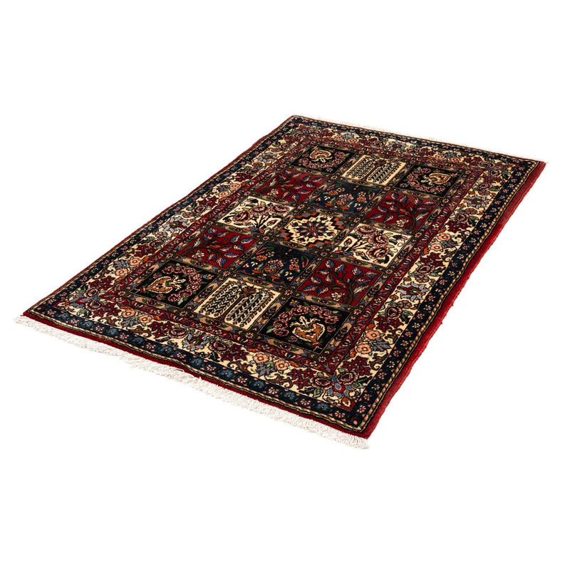 Persisk tæppe - Nomadisk - 150 x 102 cm - mørkerød