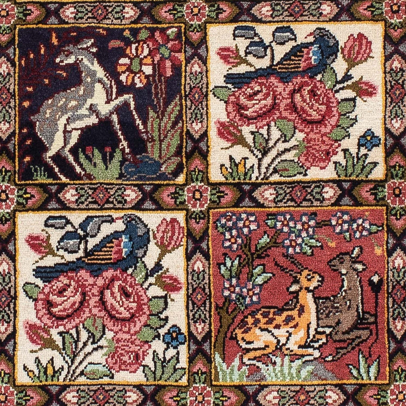 Persisk tæppe - Nomadisk - 153 x 105 cm - lysrød