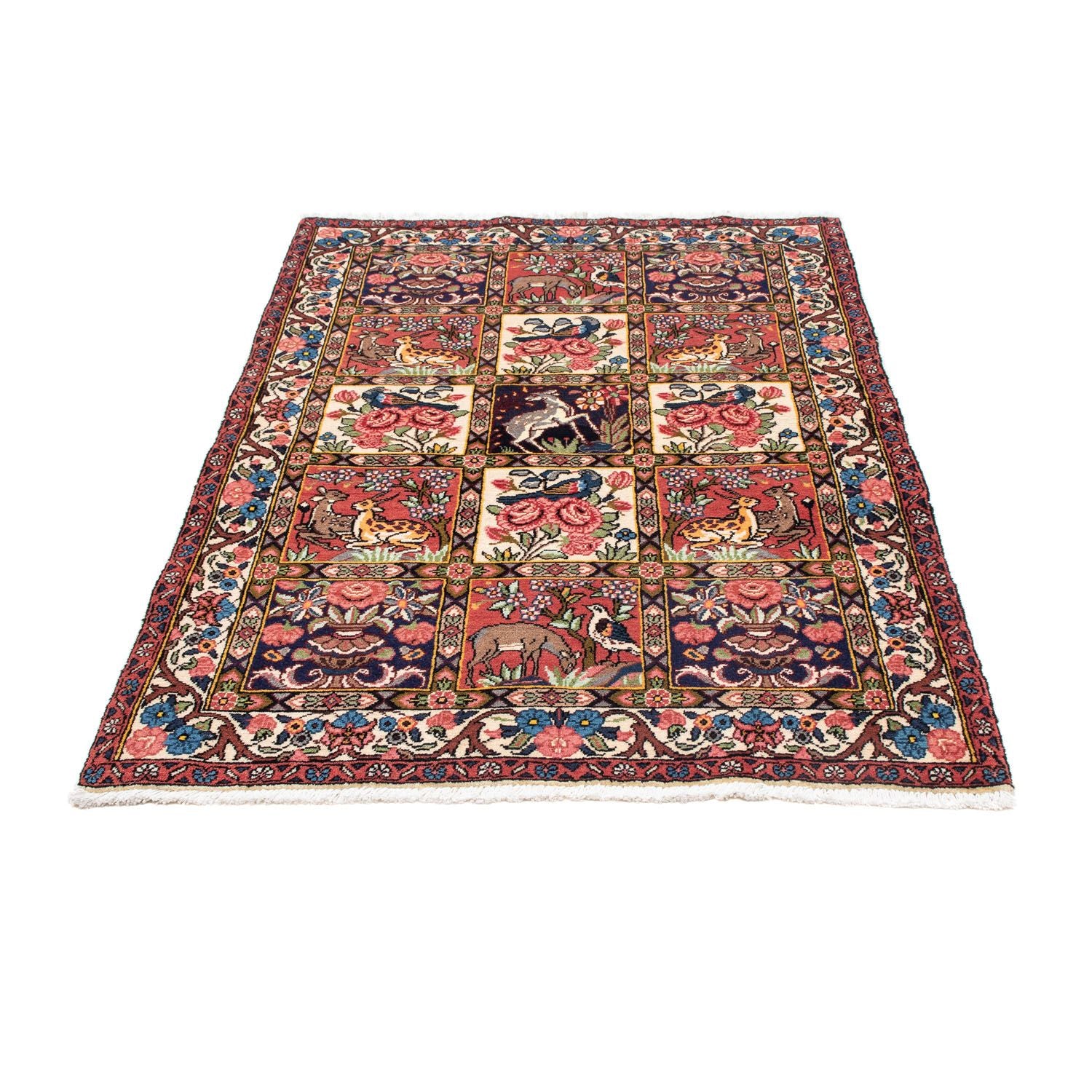 Persisk tæppe - Nomadisk - 153 x 105 cm - lysrød