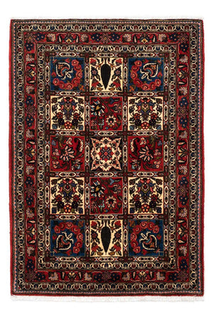 Persisk tæppe - Nomadisk - 153 x 103 cm - mørkerød