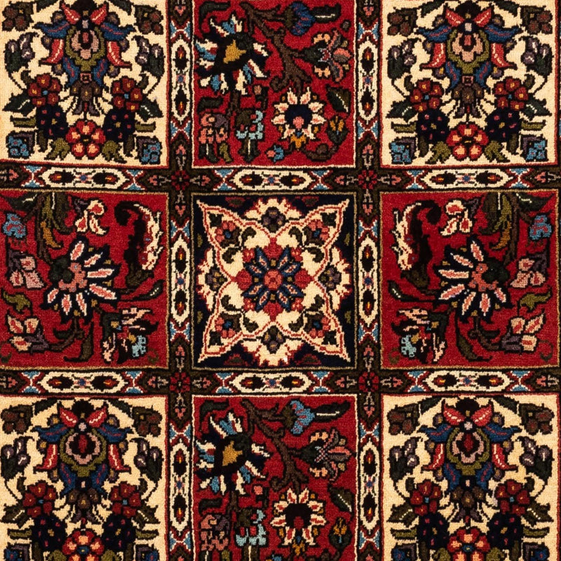Persisk tæppe - Nomadisk - 153 x 103 cm - mørkerød