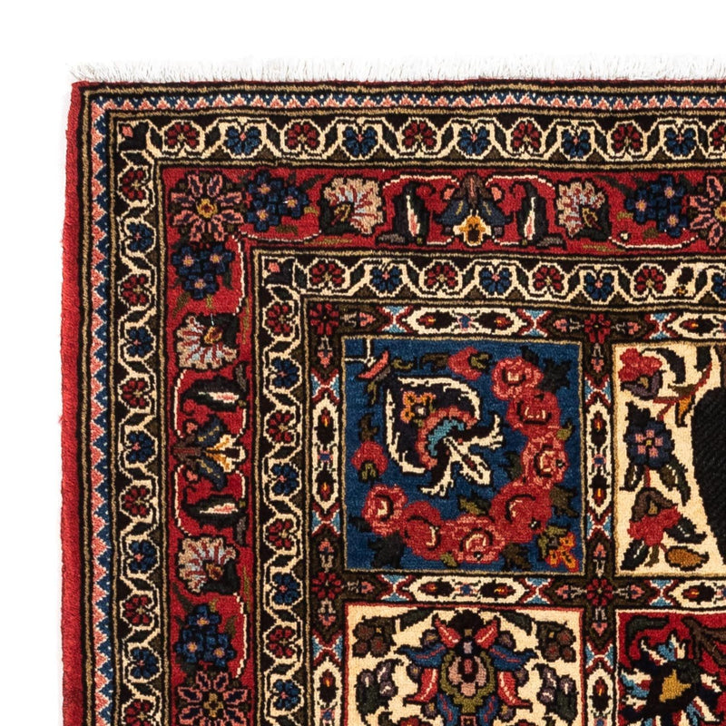 Persisk tæppe - Nomadisk - 153 x 103 cm - mørkerød