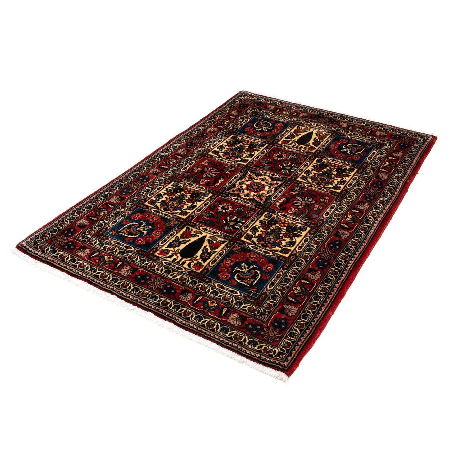 Persisk tæppe - Nomadisk - 153 x 103 cm - mørkerød