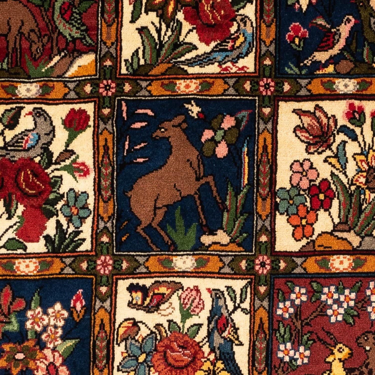 Persisk tæppe - Nomadisk - 172 x 110 cm - mørkerød