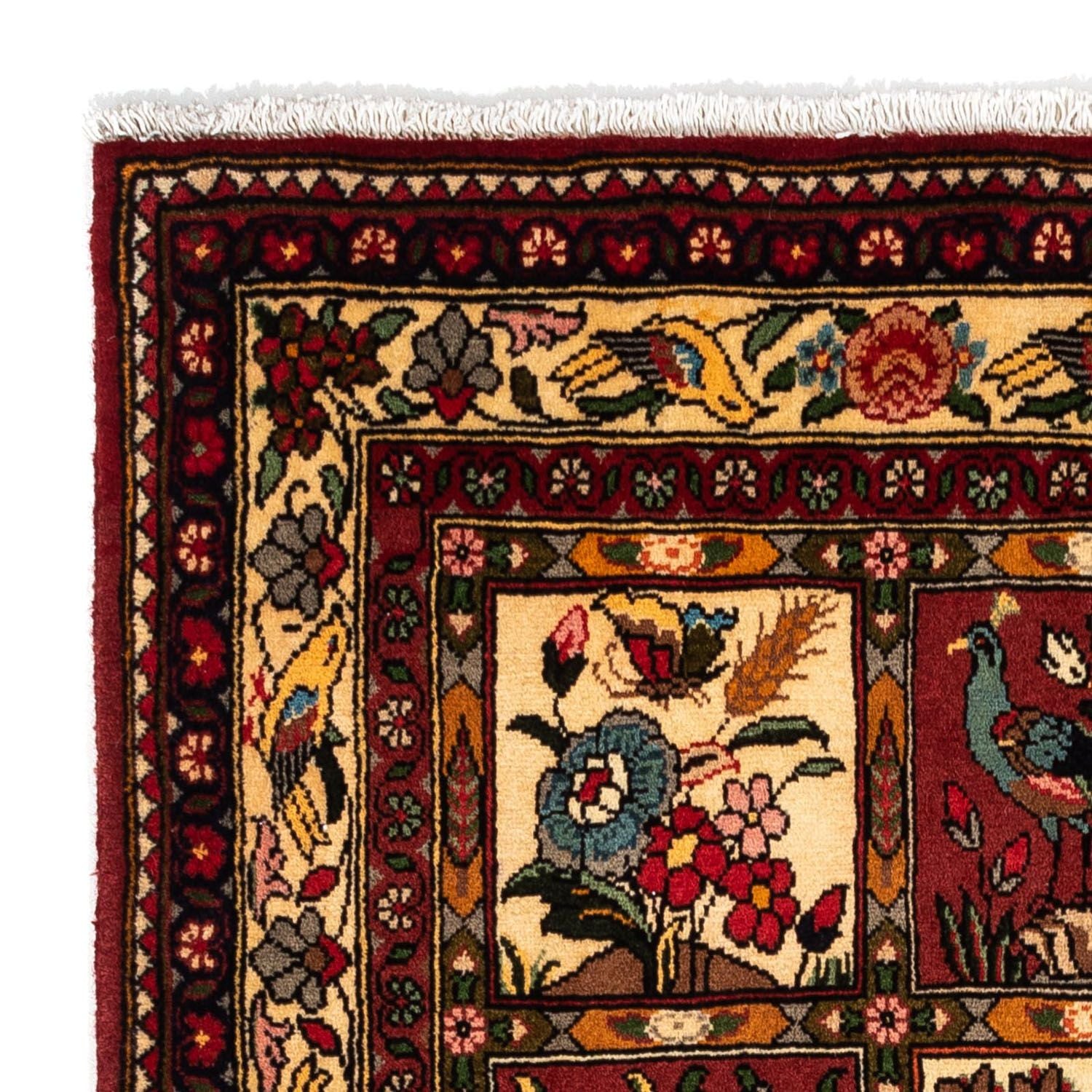 Persisk tæppe - Nomadisk - 172 x 110 cm - mørkerød