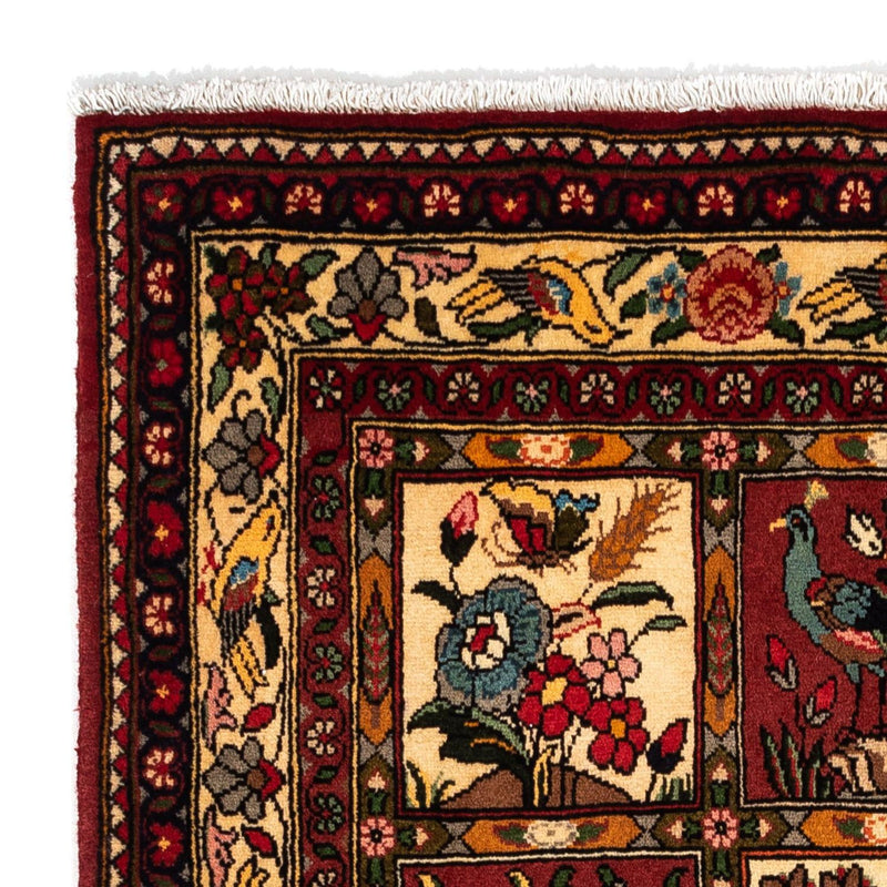 Persisk tæppe - Nomadisk - 172 x 110 cm - mørkerød