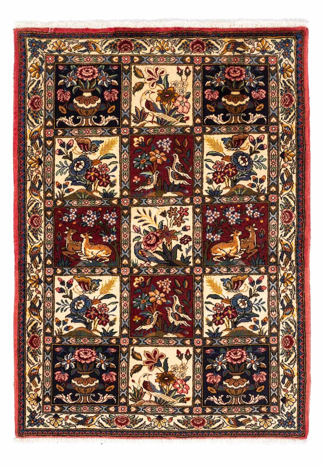 Persisk tæppe - Nomadisk - 148 x 103 cm - flerfarvet