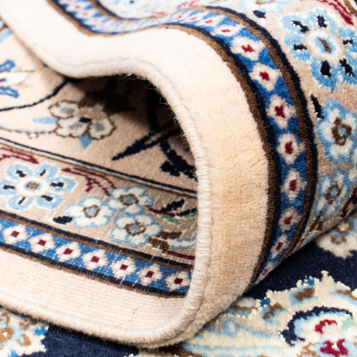 Persisk tæppe - Nain - Royal - 290 x 200 cm - sort