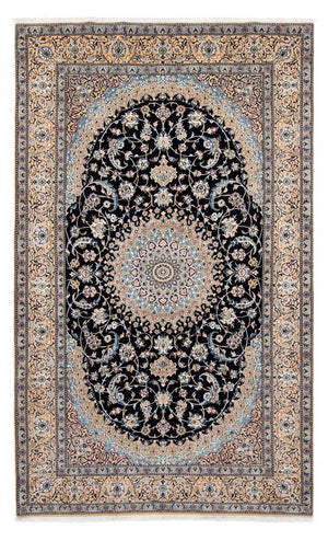 Persisk tæppe - Nain - Premium - 317 x 193 cm - sort
