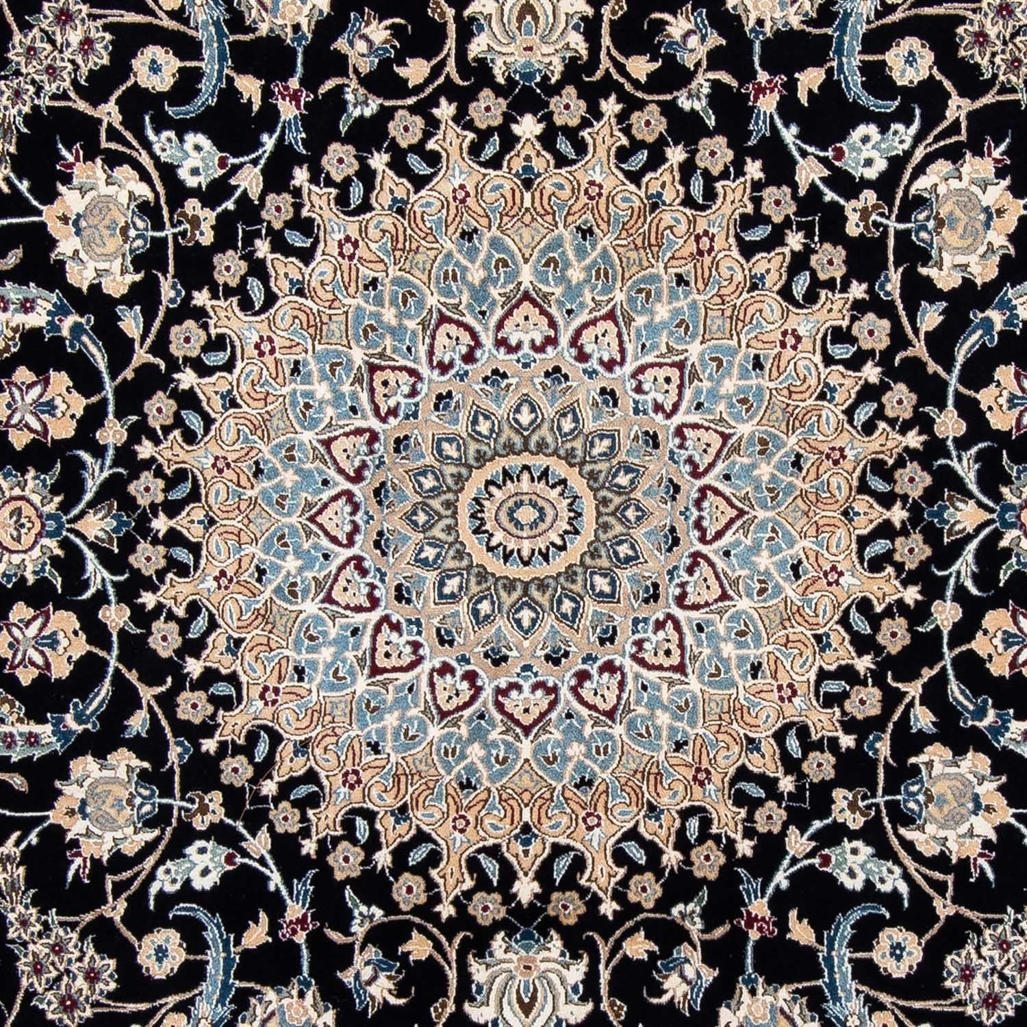 Persisk tæppe - Nain - Premium - 317 x 193 cm - sort