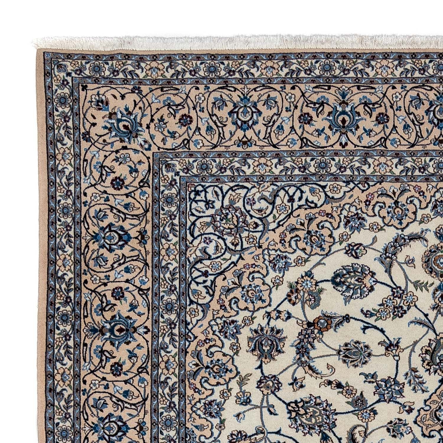 Persisk tæppe - Nain - Royal - 344 x 247 cm - beige