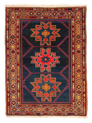 Persisk tæppe - Nomadisk - 173 x 128 cm - mørkeblå