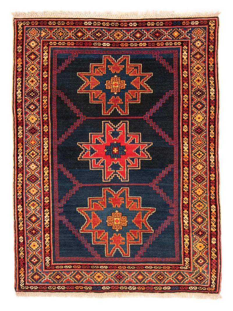 Persisk tæppe - Nomadisk - 173 x 128 cm - mørkeblå
