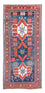 Løber Persisk tæppe - Nomadisk - 380 x 170 cm - mørkeblå