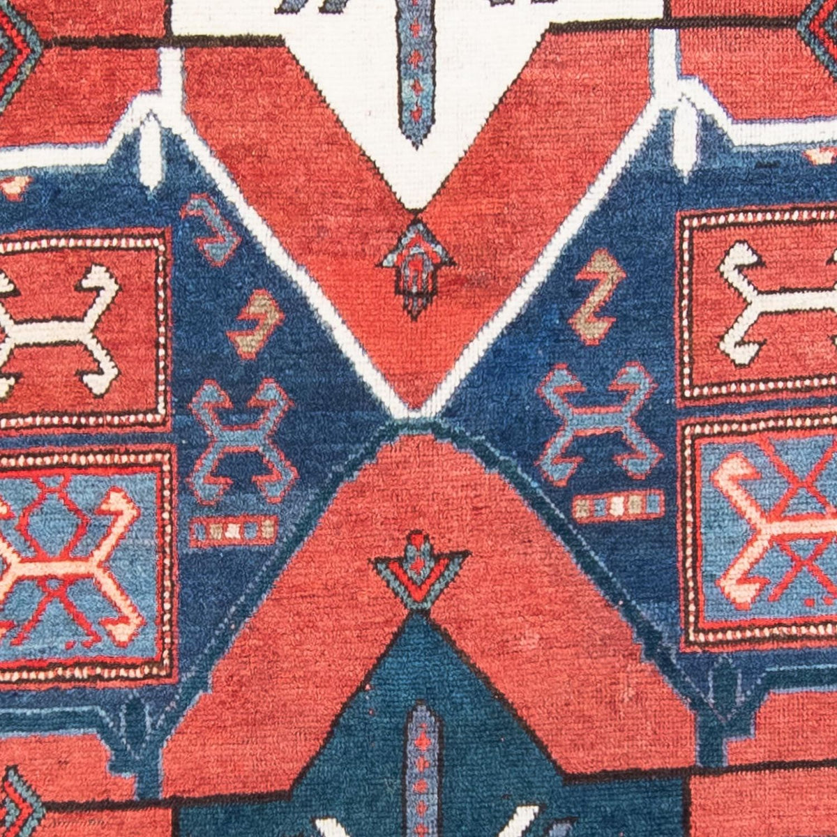 Løber Persisk tæppe - Nomadisk - 380 x 170 cm - mørkeblå