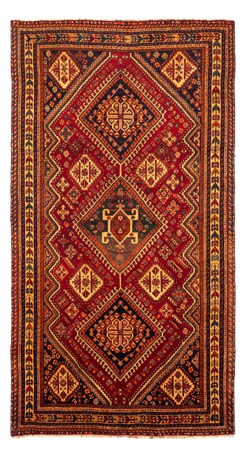 Persisk tæppe - Nomadisk - 271 x 152 cm - mørkerød