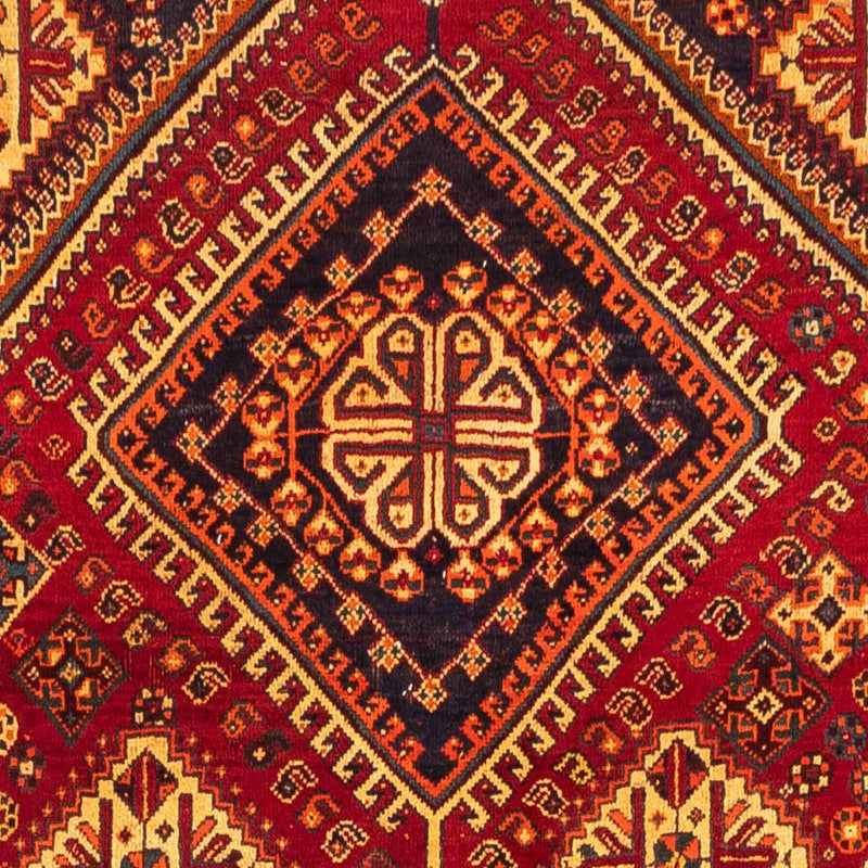 Persisk tæppe - Nomadisk - 271 x 152 cm - mørkerød