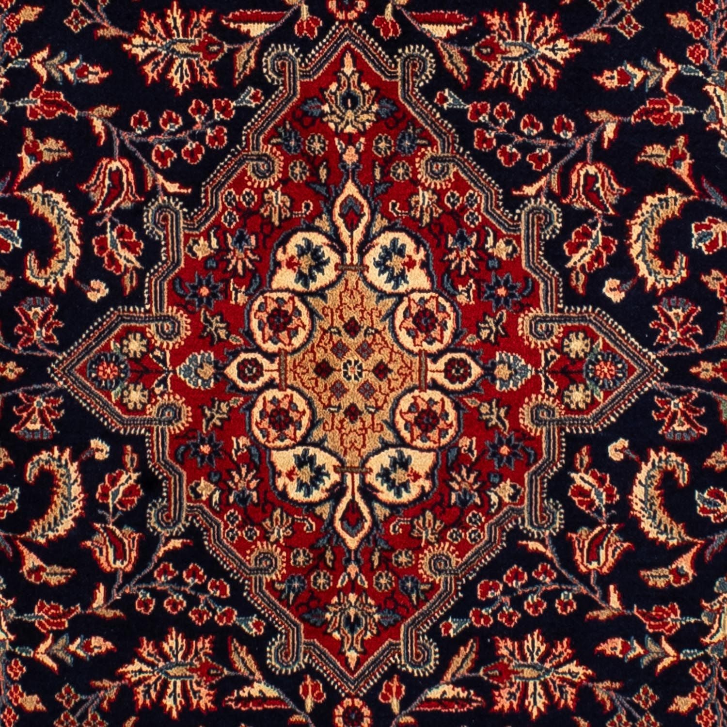 Persisk tæppe - Nomadisk - 310 x 207 cm - mørkeblå