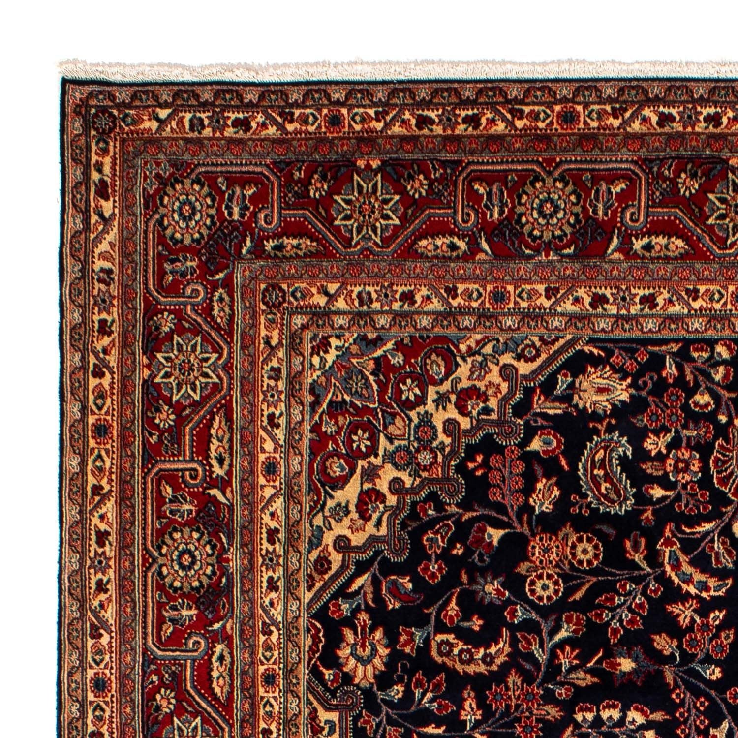 Persisk tæppe - Nomadisk - 310 x 207 cm - mørkeblå
