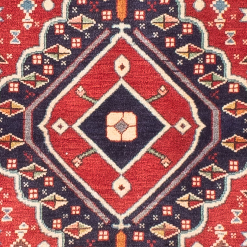 Persisk tæppe - Nomadisk - 180 x 122 cm - mørkerød