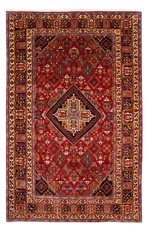 Persisk tæppe - Nomadisk - 323 x 203 cm - mørkerød