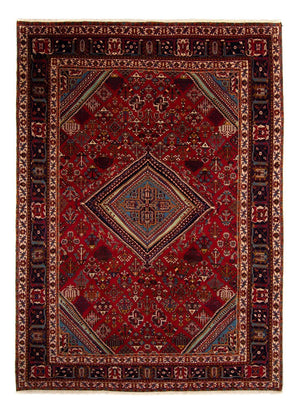 Persisk tæppe - Nomadisk - 324 x 235 cm - mørkerød