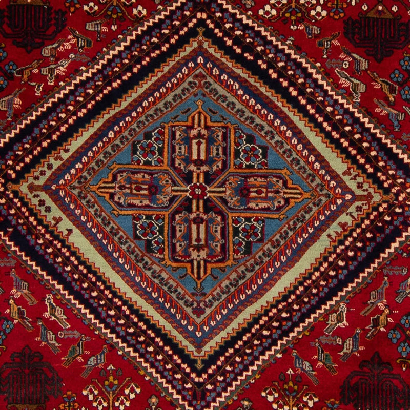 Persisk tæppe - Nomadisk - 324 x 235 cm - mørkerød