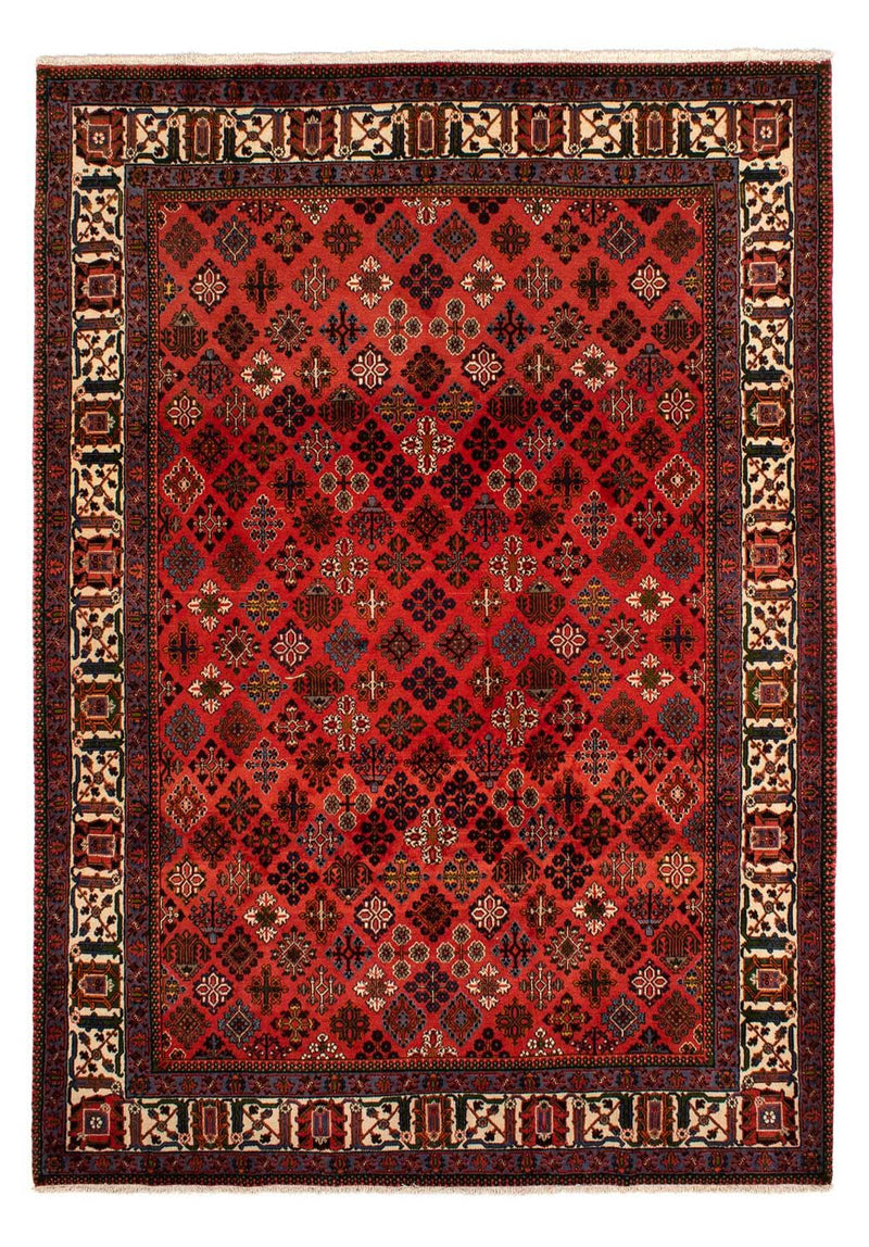 Persisk tæppe - Nomadisk - 302 x 210 cm - mørkerød