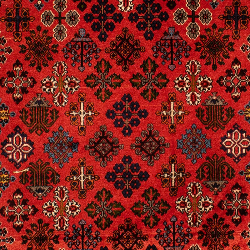 Persisk tæppe - Nomadisk - 302 x 210 cm - mørkerød