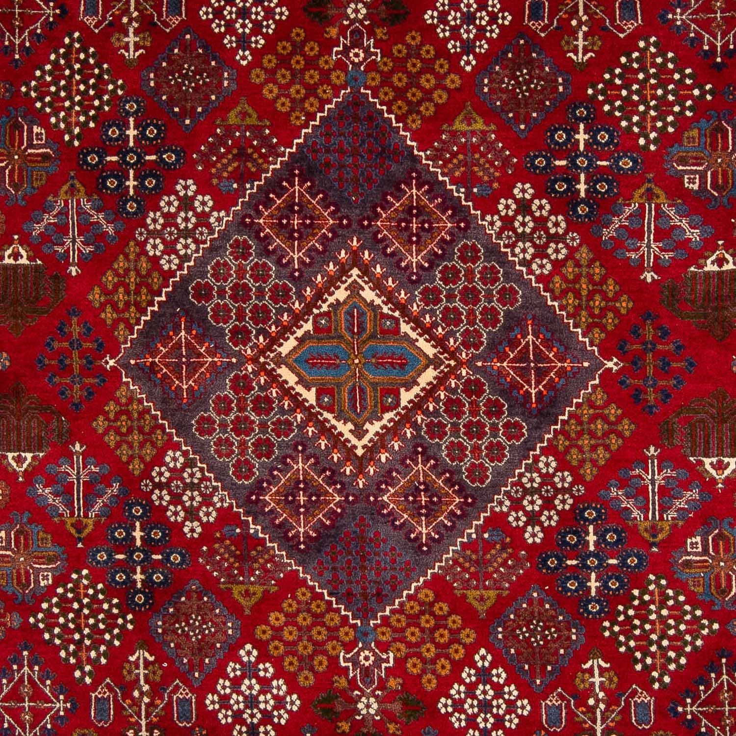 Persisk tæppe - Nomadisk - 370 x 260 cm - mørkerød