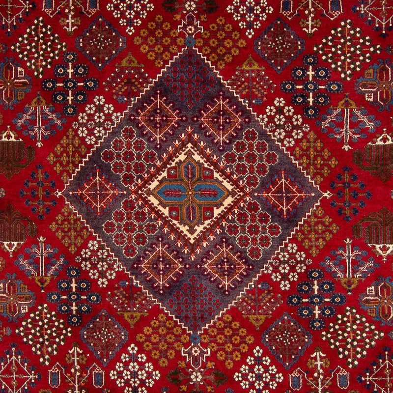 Persisk tæppe - Nomadisk - 370 x 260 cm - mørkerød