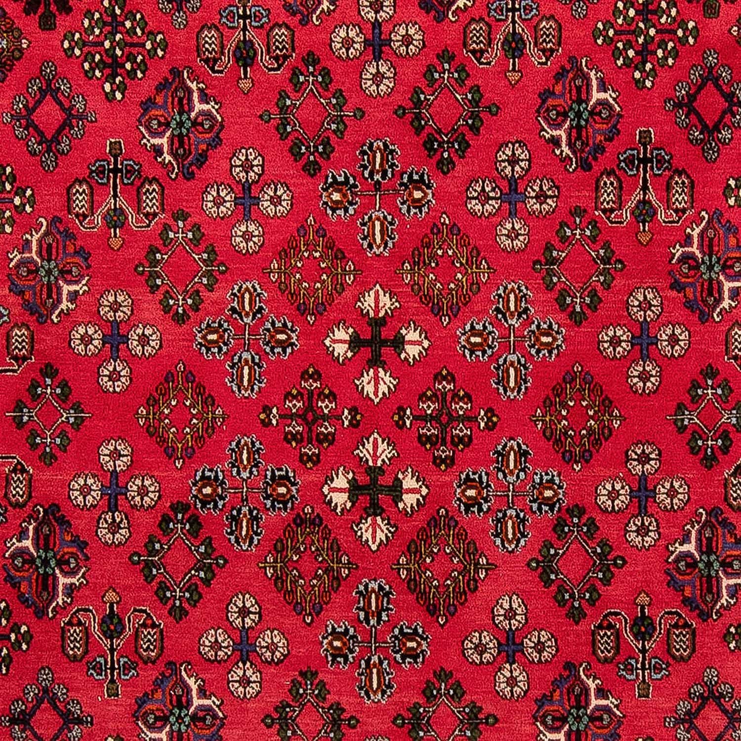 Persisk tæppe - Nomadisk - 330 x 240 cm - mørkerød