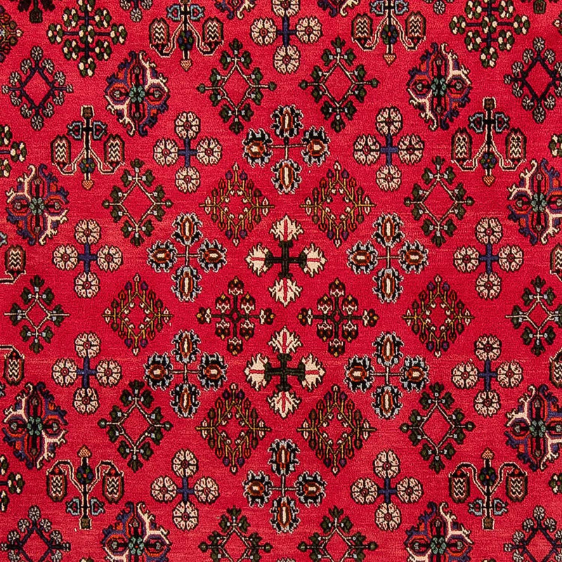 Persisk tæppe - Nomadisk - 330 x 240 cm - mørkerød