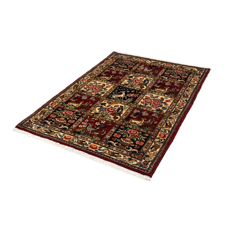Persisk tæppe - Nomadisk - 148 x 103 cm - mørkerød