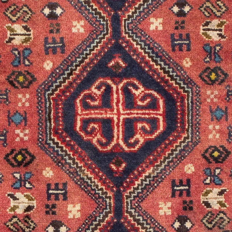 Persisk tæppe - Nomadisk - 120 x 72 cm - lysrød