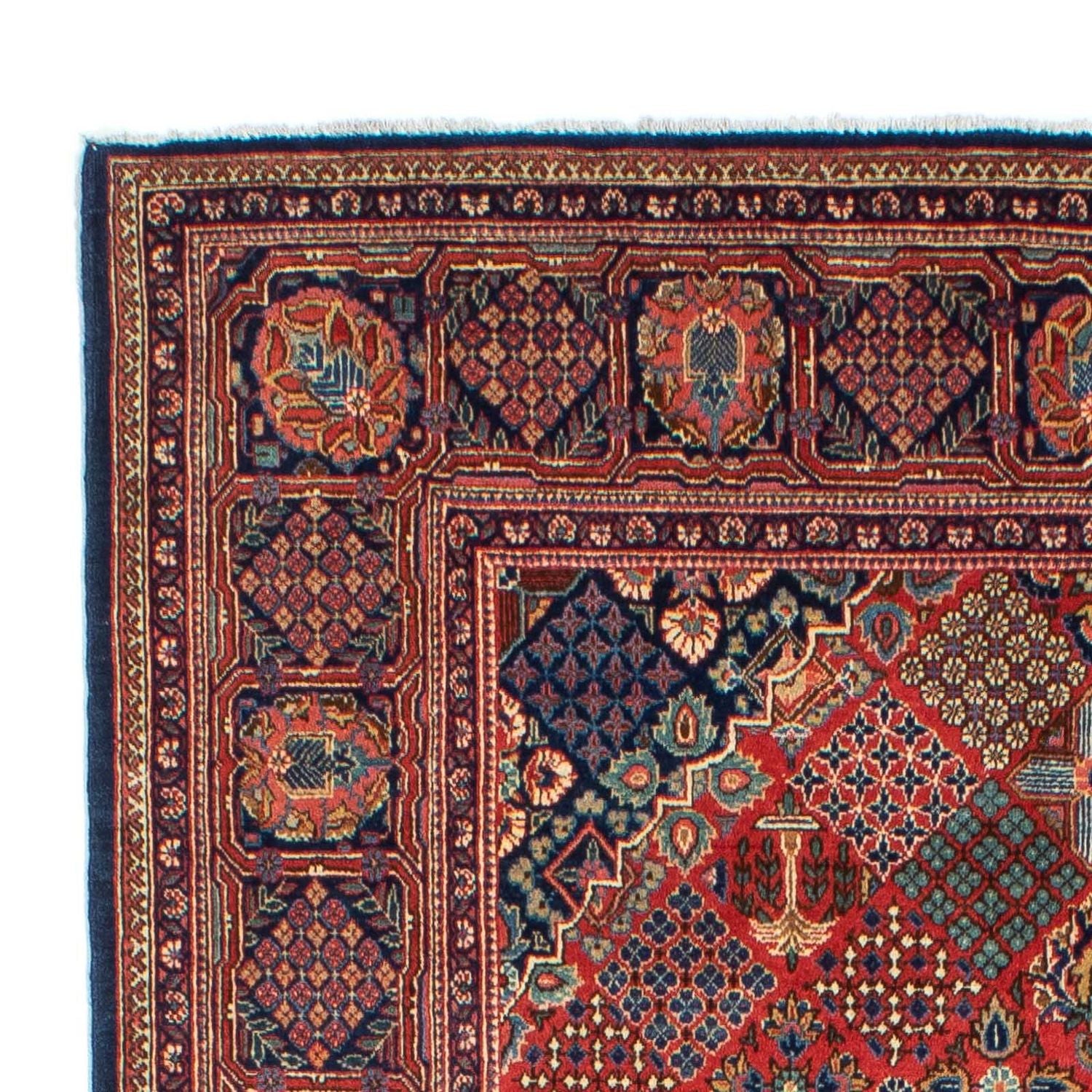 Persisk tæppe - Keshan - 206 x 132 cm - brun