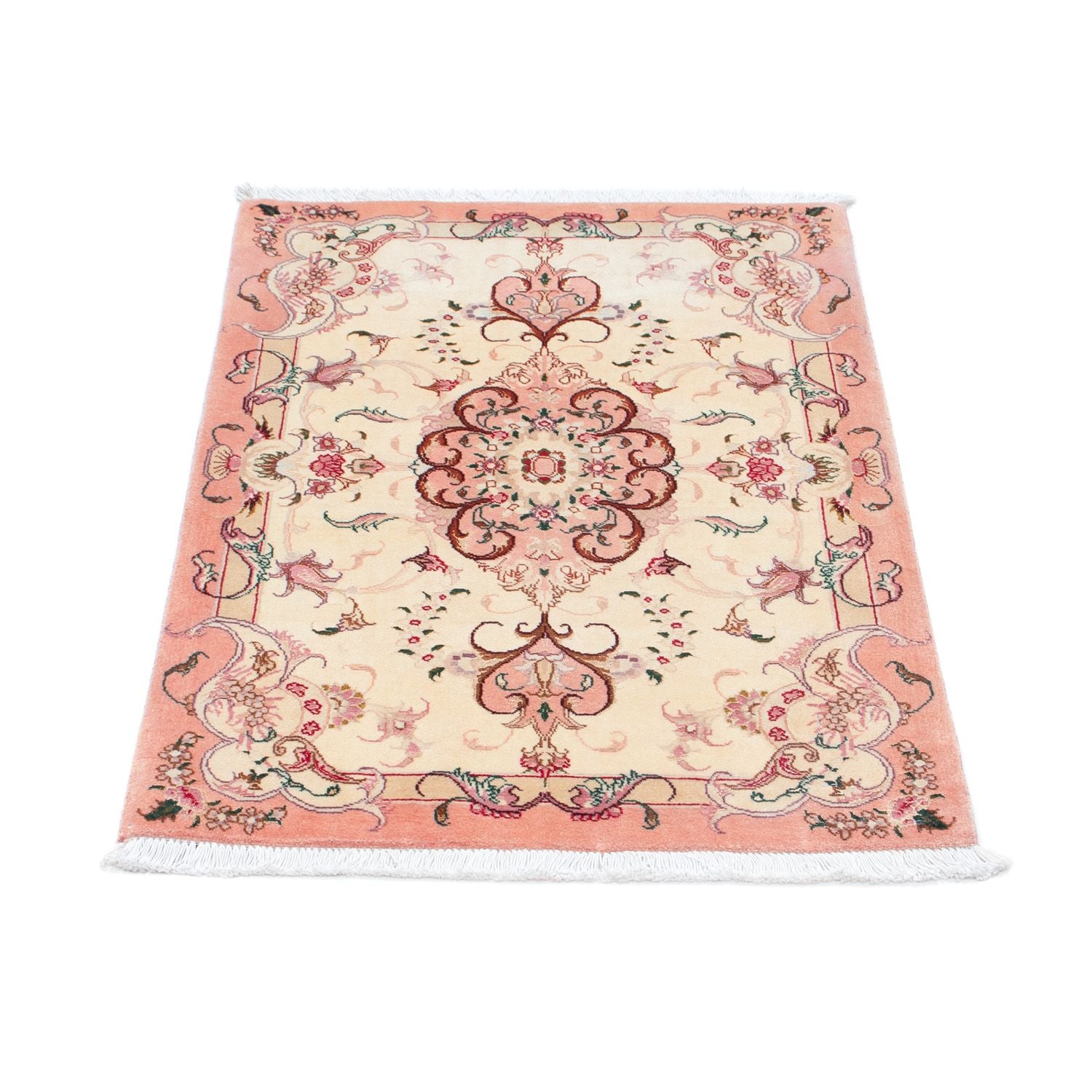 Persisk tæppe - Tabriz - Royal - 90 x 60 cm - beige