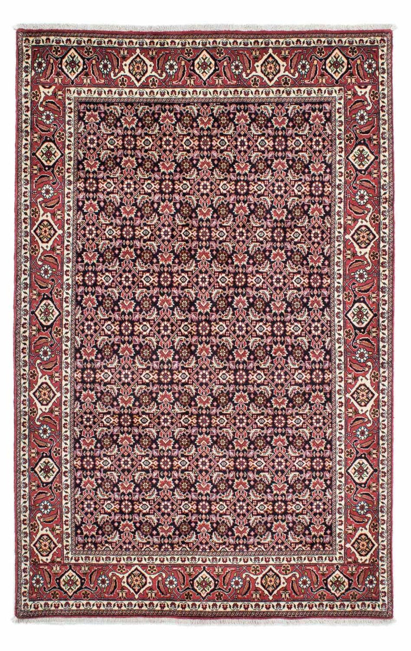 Persisk tæppe - Bijar - 220 x 136 cm - mørkeblå