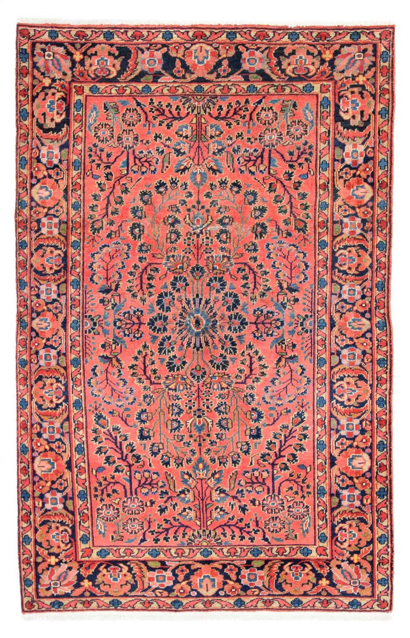 Persisk tæppe - Classic - 202 x 124 cm - lysrød