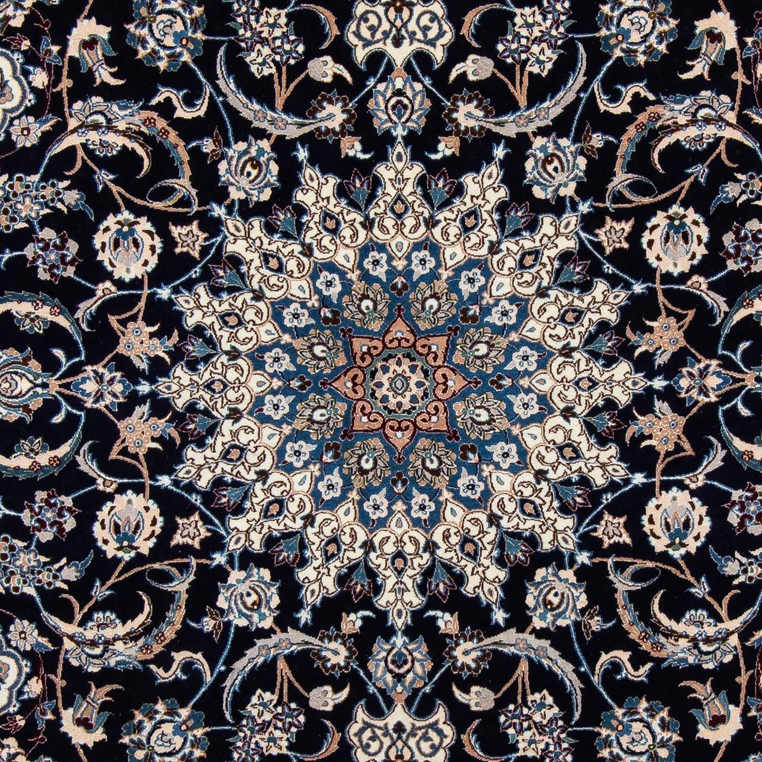 Persisk tæppe - Nain - Royal - 302 x 203 cm - sort